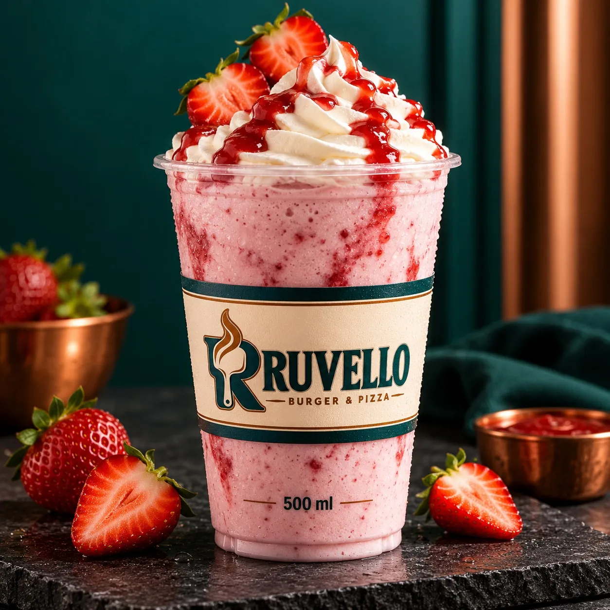 Ruvello • Morango Sedoso 500 ml